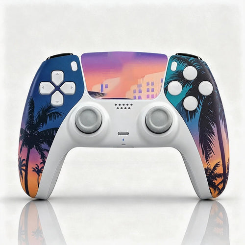 Coque de manette PS5 avec design illustratif inspiré de GTA VI - TURBOX