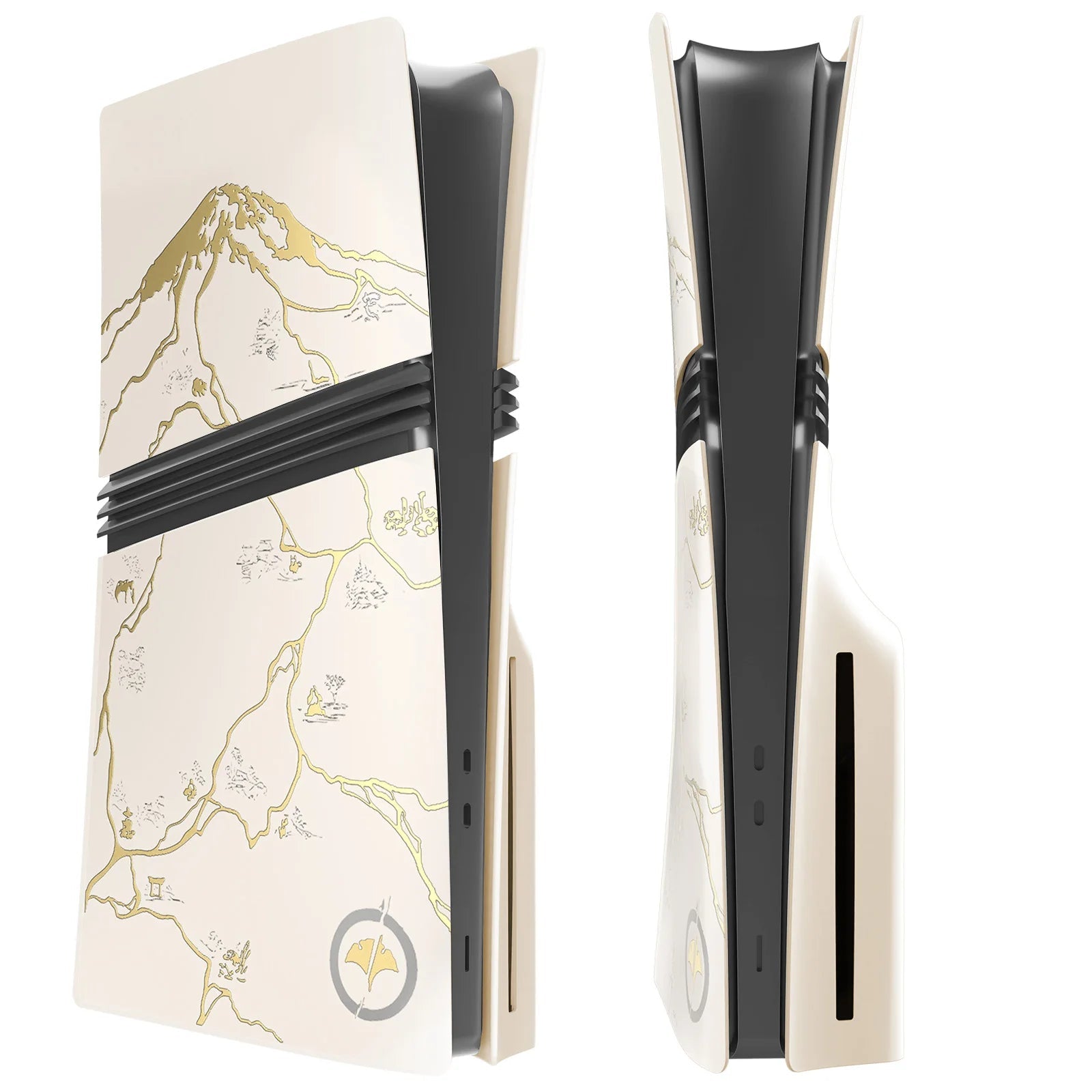 Coques Édition Yōtei pour PS5, Slim & Pro – Faceplates Custom avec Motifs Relief - TURBOX