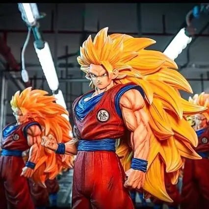 Dragon Ball Super Saiyan 3 Son Goku 54cm - TURBOX