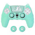 Pack Custom Chat PS5 DualSense – Housse Silicone, Grips Pattes de Chat & Stickers - TURBOX