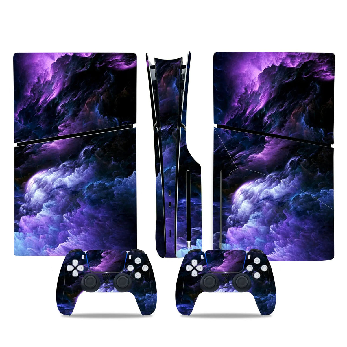 Sticker Console PS5 Slim (Édition Disc/Digital) & 2 Manettes DualSense - TURBOX