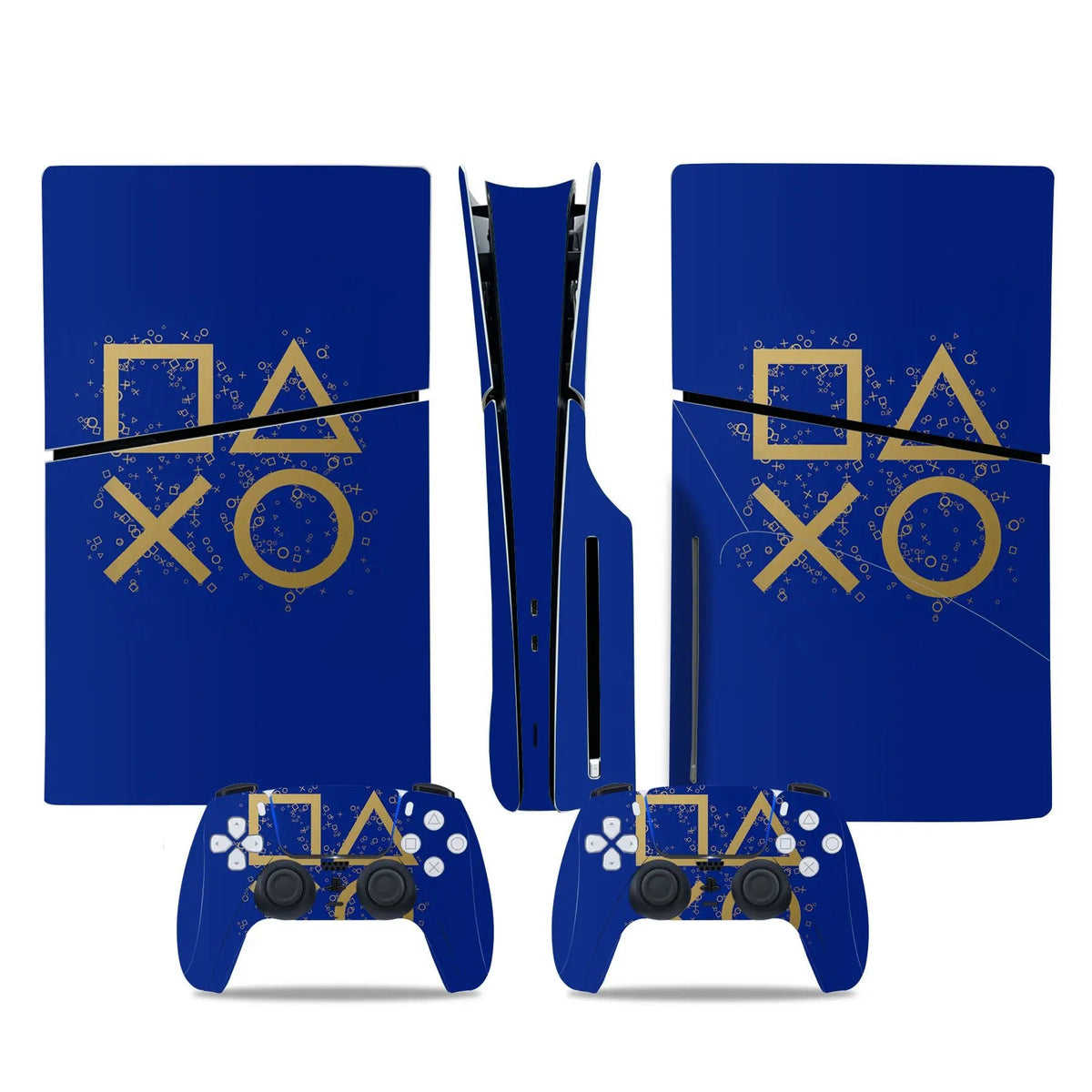 Sticker Console PS5 Slim (Édition Disc/Digital) & 2 Manettes DualSense - TURBOX