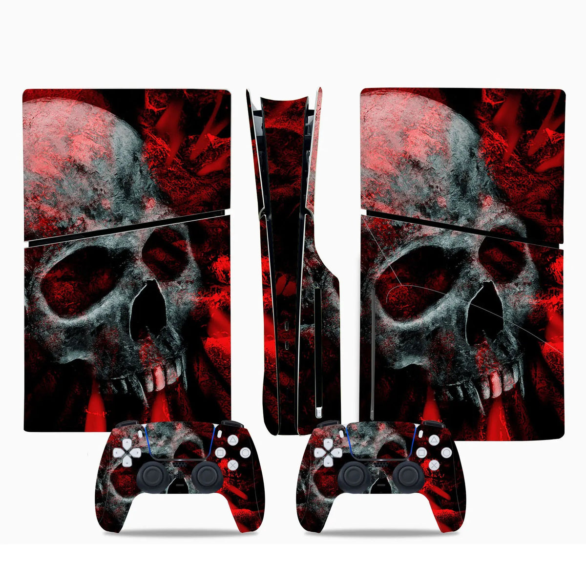 Sticker Console PS5 Slim (Édition Disc/Digital) & 2 Manettes DualSense - TURBOX
