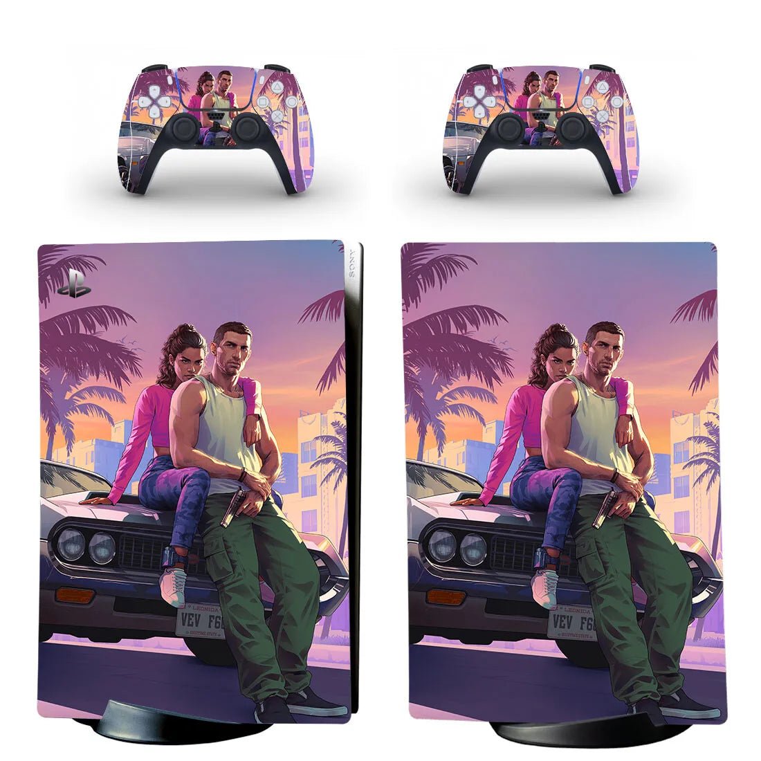 Sticker Covering GTA VI PS5 & manettes - TURBOX