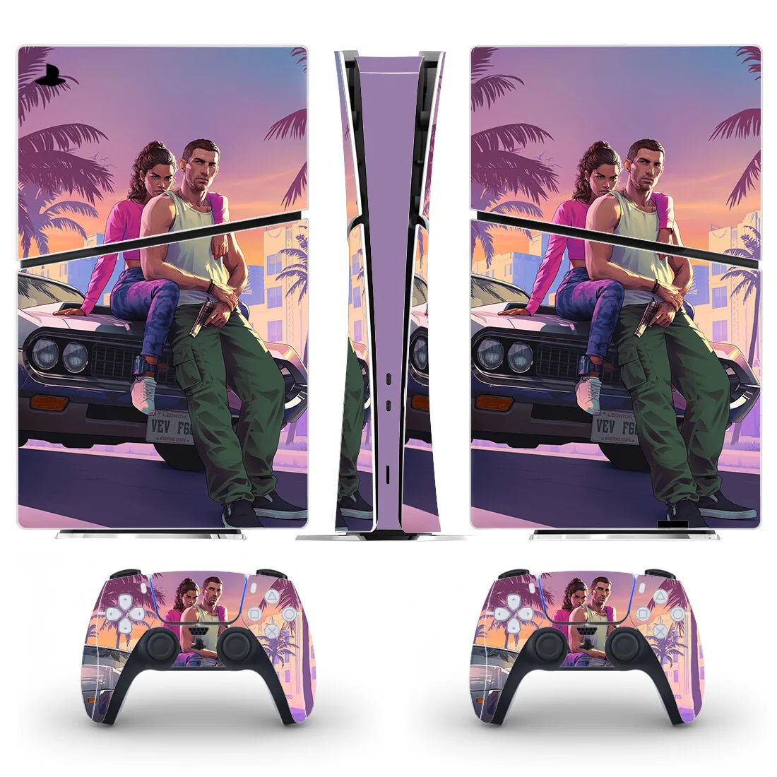Sticker Covering GTA VI PS5 & manettes - TURBOX