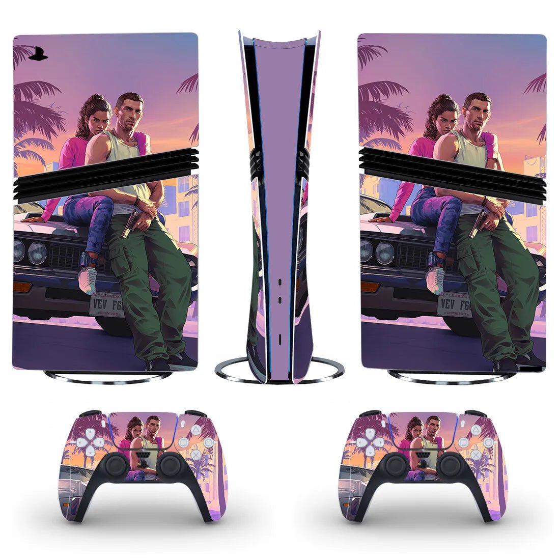 Sticker Covering GTA VI PS5 & manettes - TURBOX