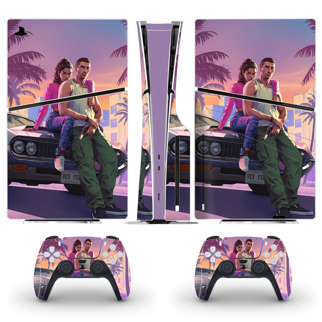 Sticker Covering GTA VI PS5 & manettes - TURBOX
