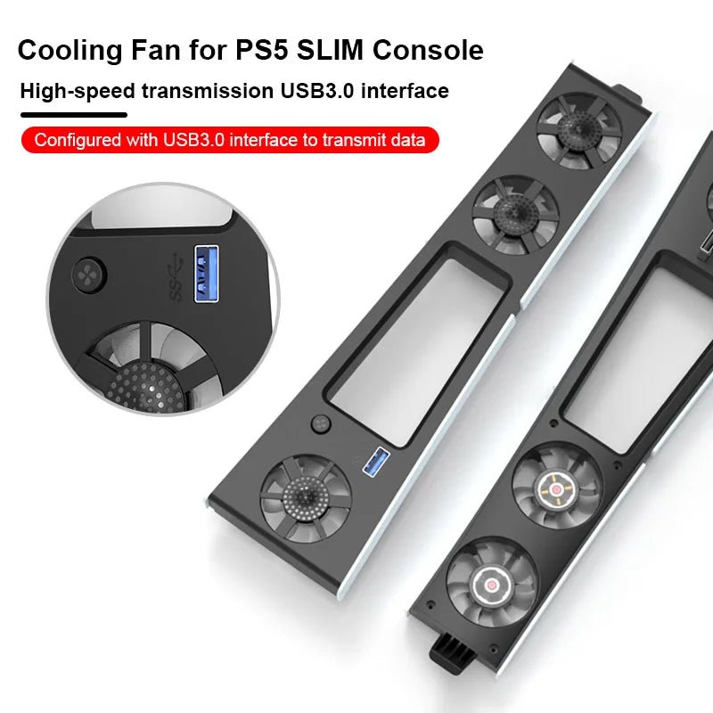 Ventilateur de refroidissement avec Led pour PS5 SLIM - TURBOX